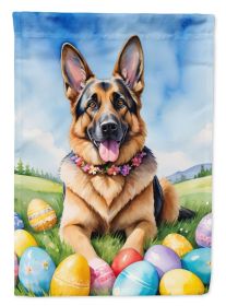 German Shepherd Easter Egg Hunt Garden Flag Mailbox Flag Decorative Yard Flag Banner Outside Patio Artwork Yard Flower Beds, Garden Size, Multico