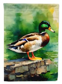 Mallard Garden Flag Mailbox Flag Decorative Yard Flag Banner Outside Patio Artwork Yard Flower Beds, Garden Size, Multicolor