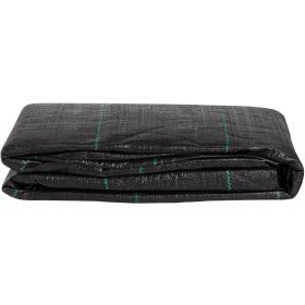 VEVOR Geotextile Fabric, 12.5 X 50 Ft 3.5oz Woven PP Driveway Drain Cloth W 600lbs Tensile Strength, Heavy Duty Underlayment For Soil Stabilization, L (Option: Default)