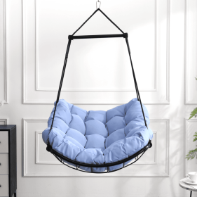Metal Swing Sling Chair (Color: Blue)